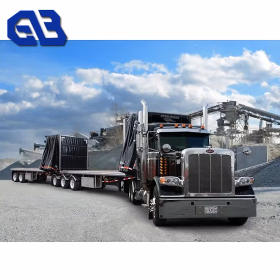 Gerades LKW-Rollplanen-System für Nutzanhänger-Rollplanen